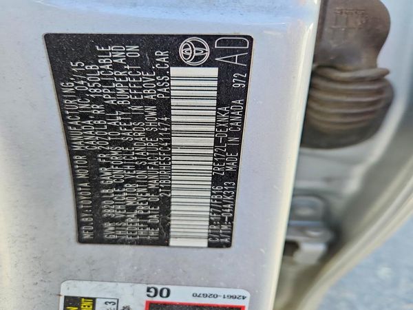 2015 TOYOTA COROLLA L/LE
