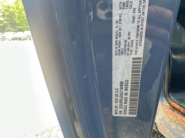 2020 RAM PROMASTER 3500 VF