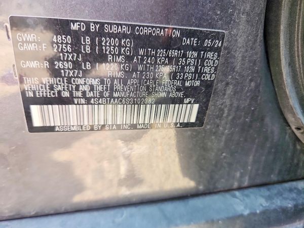 2025 SUBARU OUTBACK Base