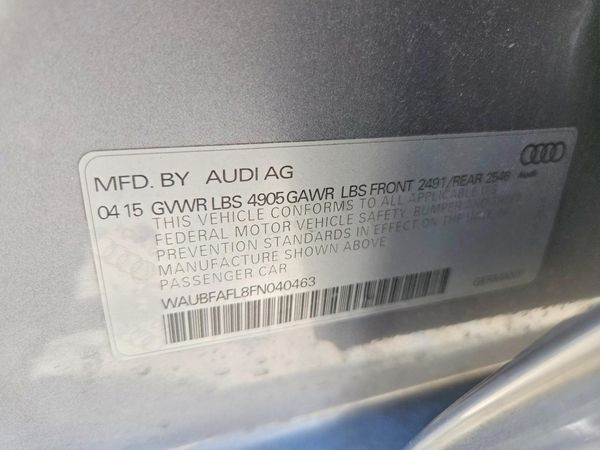 2015 AUDI A4 quattro Premium