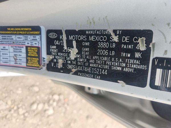 2017 KIA FORTE LX Popular, S