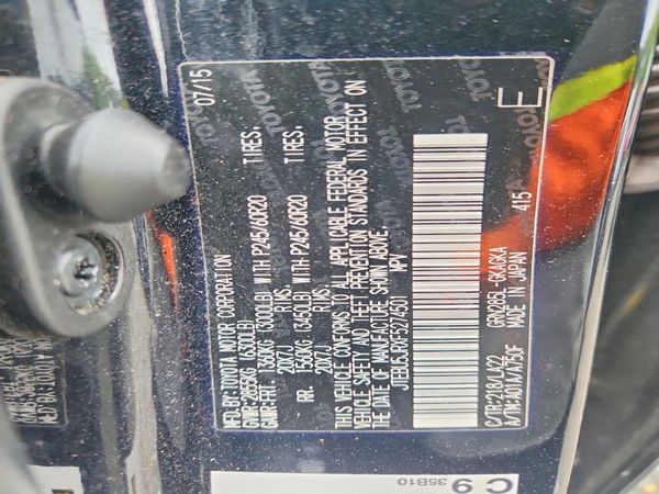 2015 TOYOTA 4RUNNER