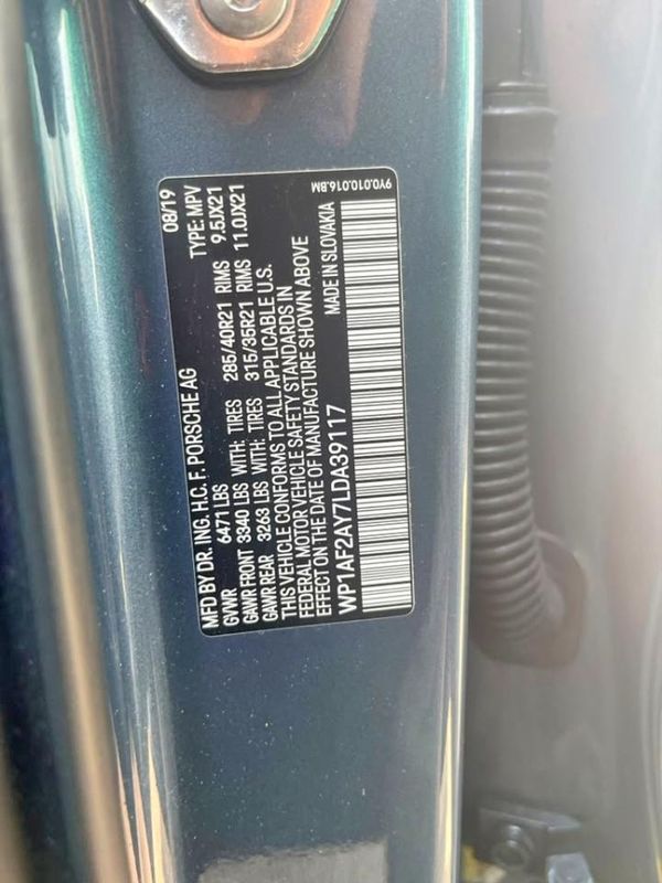 2020 PORSCHE CAYENNE Turbo