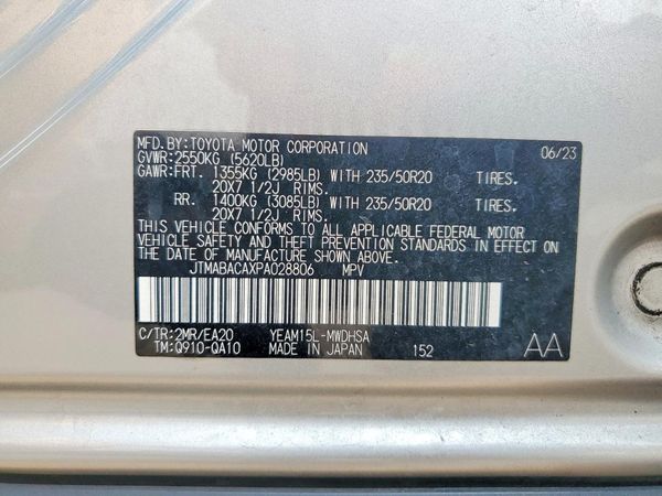 2023 TOYOTA BZ4X