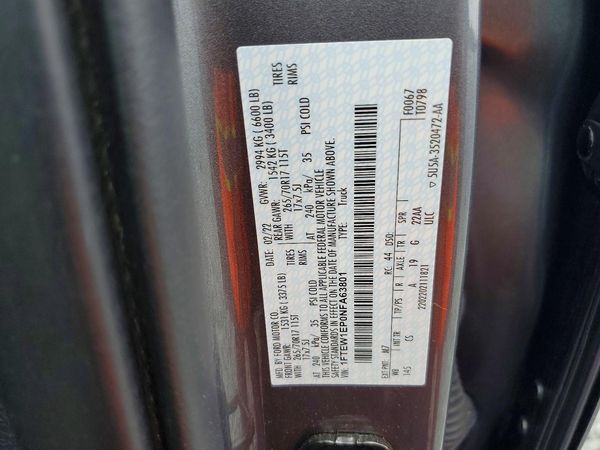 2022 FORD F150