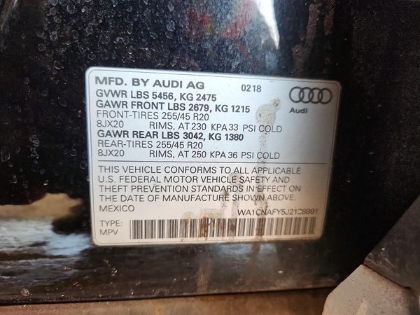 2018 AUDI Q5 quattro Prestige