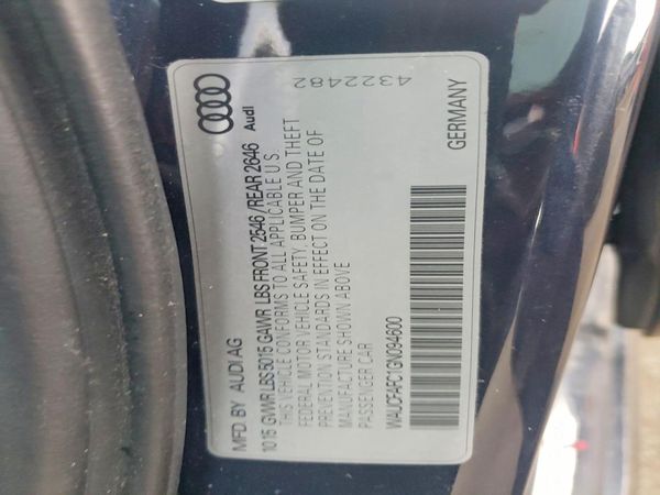 2016 AUDI A6 Premium
