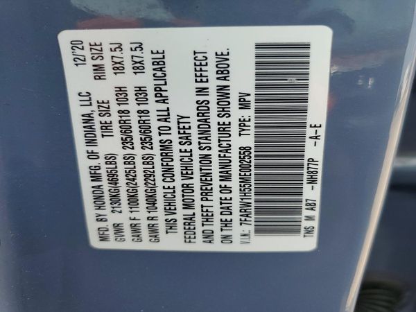 2021 HONDA CR-V