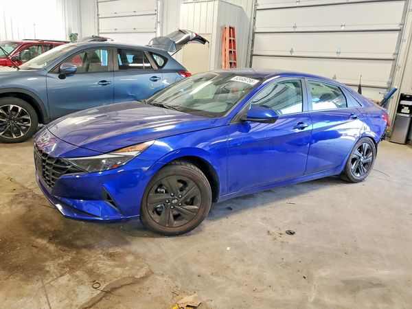 2021 HYUNDAI ELANTRA Blue