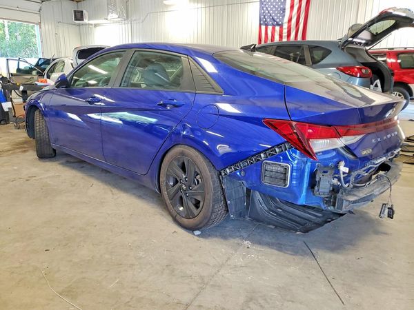 2021 HYUNDAI ELANTRA Blue