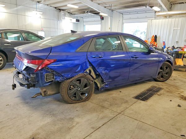 2021 HYUNDAI ELANTRA Blue