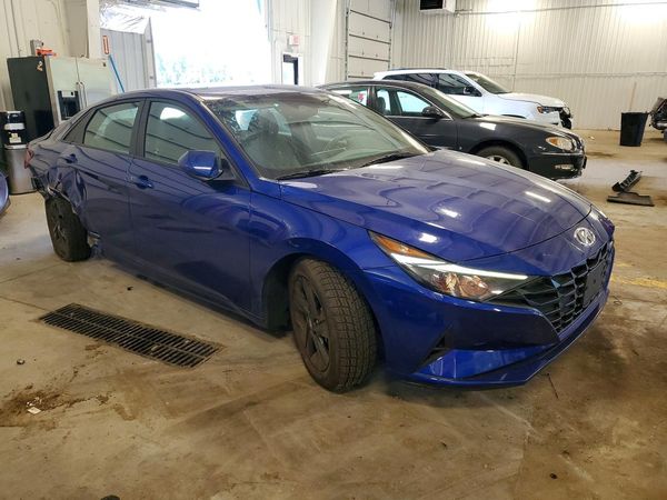 2021 HYUNDAI ELANTRA Blue