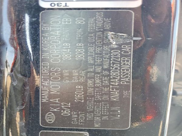 2013 KIA FORTE LX