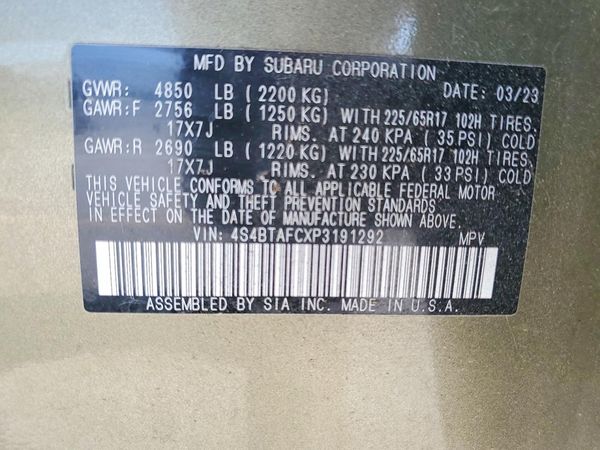 2023 SUBARU OUTBACK