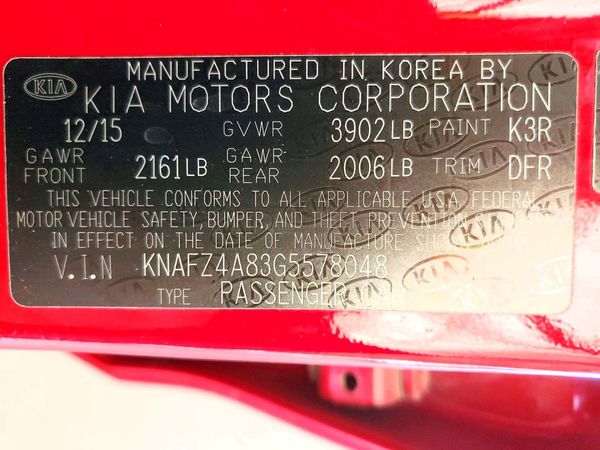 2016 KIA FORTE TOP (High Grade)
