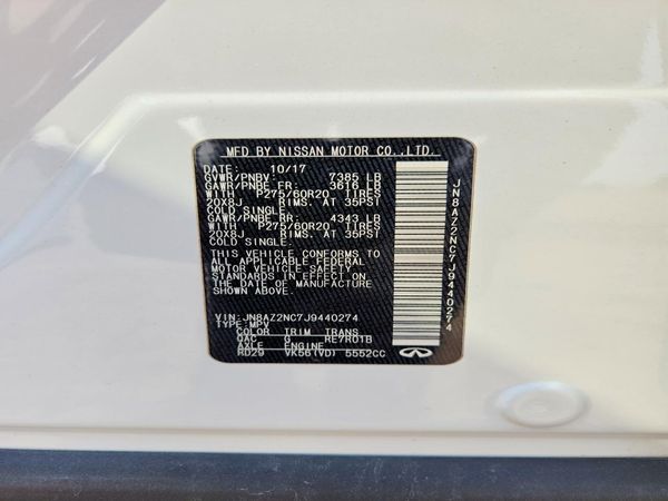 2018 INFINITI QX80