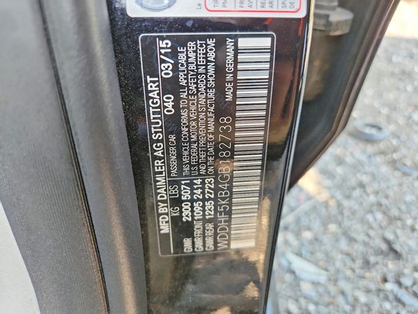2016 MERCEDES-BENZ E E350