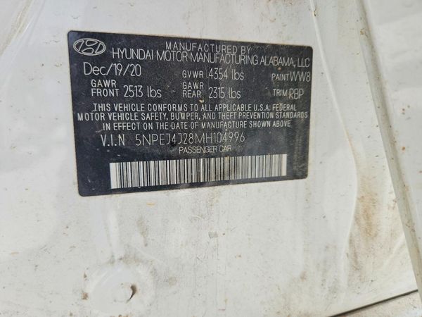 2021 HYUNDAI SONATA
