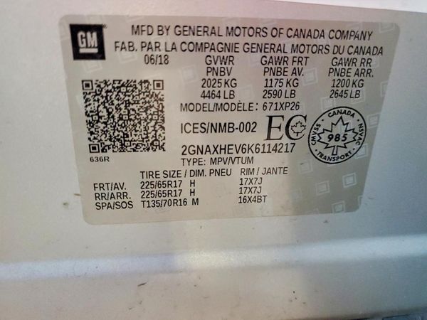 2019 CHEVROLET EQUINOX LS