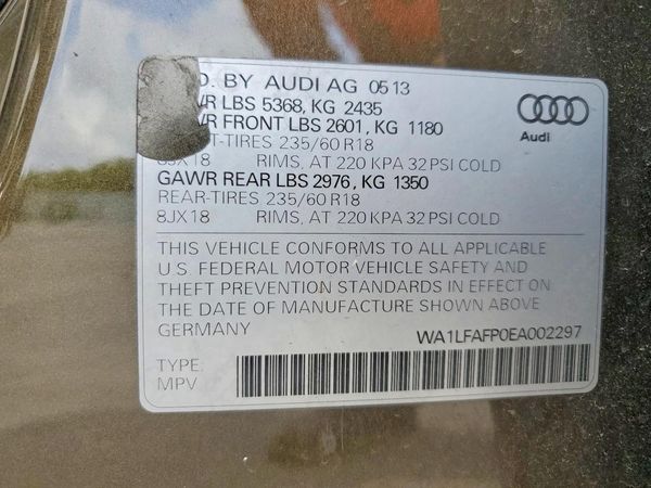 2014 AUDI Q5 PREMIUM Premium Plus