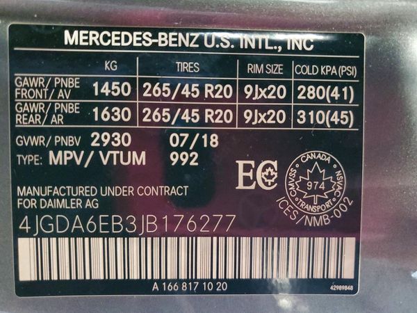 2018 MERCEDES-BENZ GLE AMG GLE43