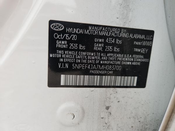 2021 HYUNDAI SONATA SEL Convenience
