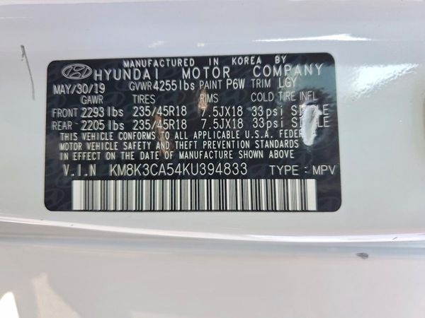 2019 HYUNDAI KONA Limited