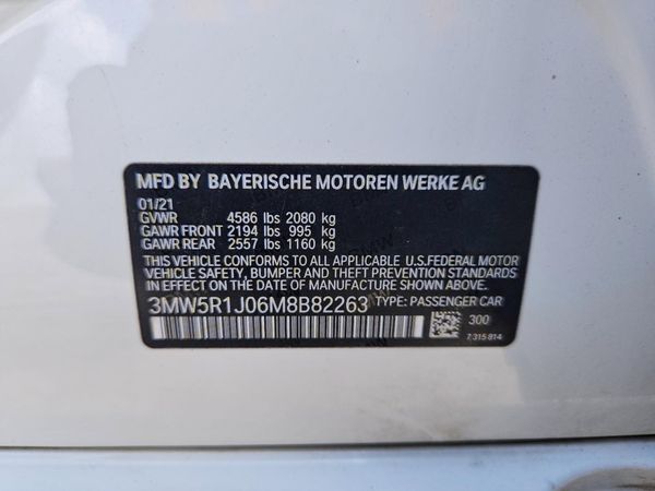 2021 BMW 330I