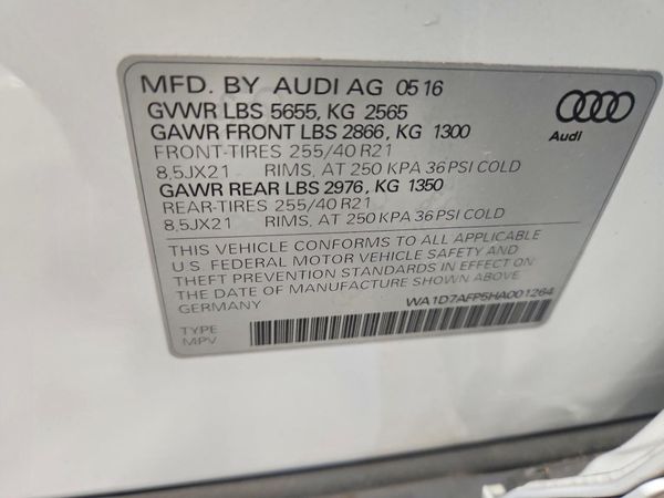 2017 AUDI Q5
