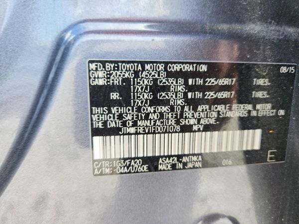 2015 TOYOTA RAV4