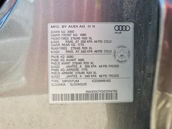 2014 AUDI Q7 S Line Prestige