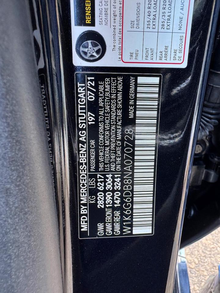 2022 MERCEDES-BENZ S S500 4MATIC