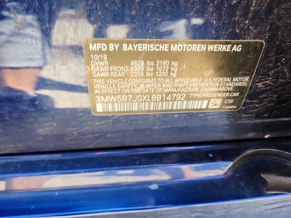 2020 BMW 330XI xDrive NA