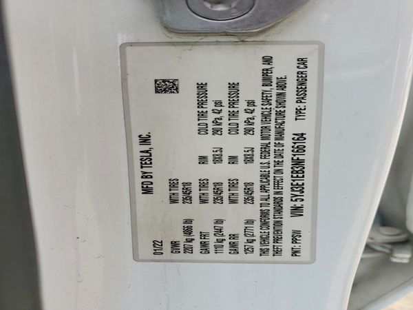 2022 TESLA MODEL 3