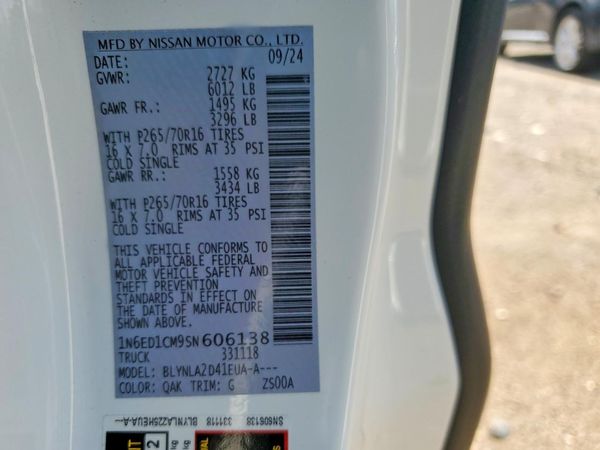 2025 NISSAN FRONTIER
