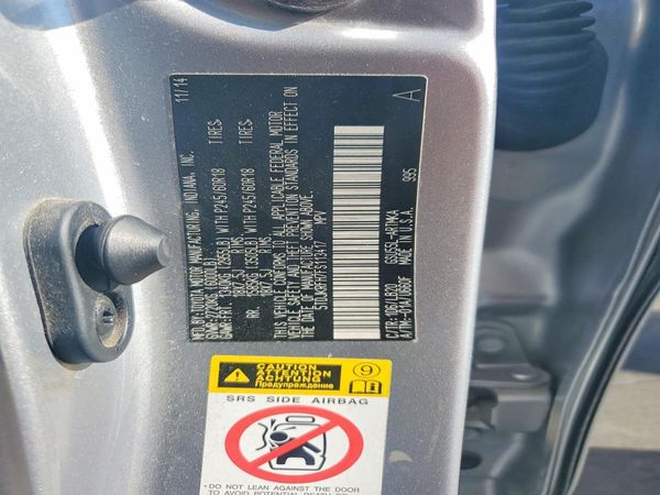2015 TOYOTA HIGHLANDER Base/Hybrid