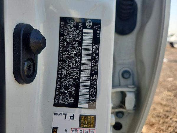 2019 TOYOTA COROLLA HA SE/XSE — VINS