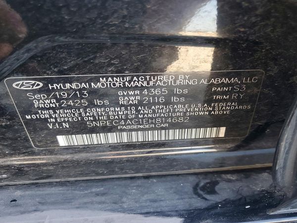 2014 HYUNDAI SONATA