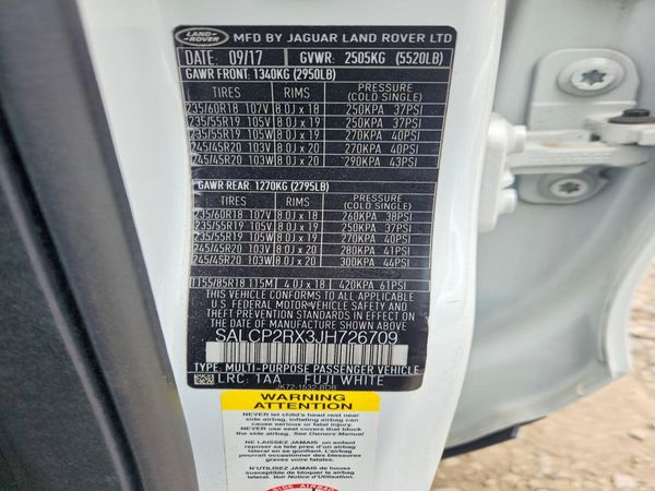 2018 LAND ROVER DISCOVERY SPORT SE