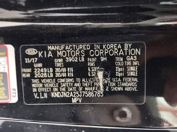 2018 KIA SOUL Base