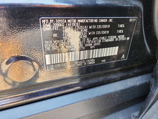 2021 TOYOTA RAV4 XLE Premium