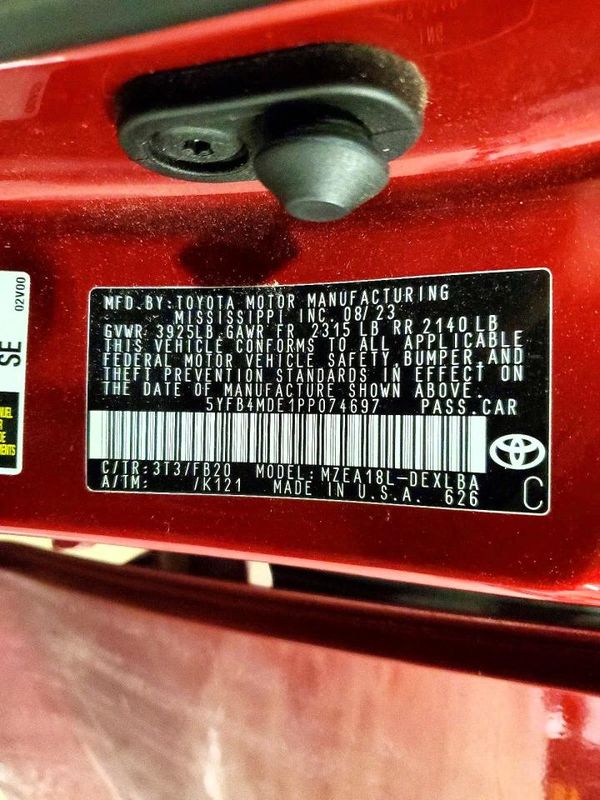 2023 TOYOTA COROLLA