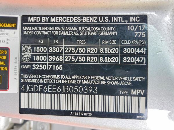 2018 MERCEDES-BENZ GLS GLS450-4M