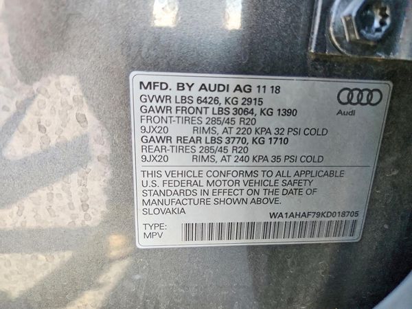 2019 AUDI Q7