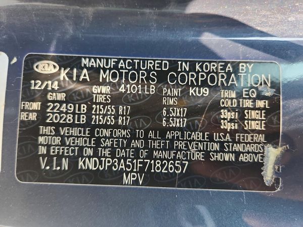 2015 KIA SOUL GLS(Middle grade)