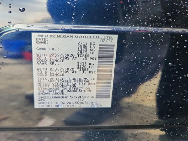 2017 INFINITI QX60