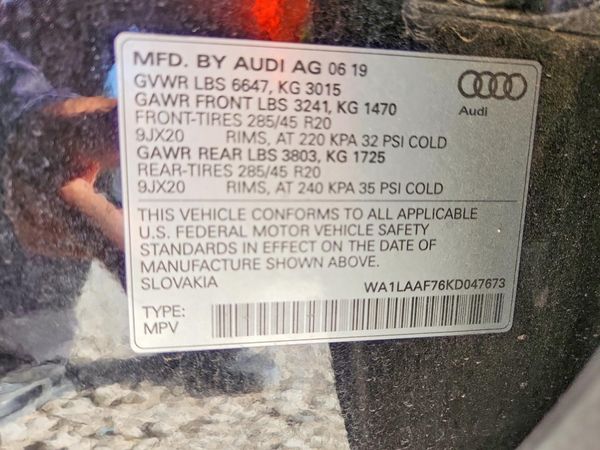 2019 AUDI Q7