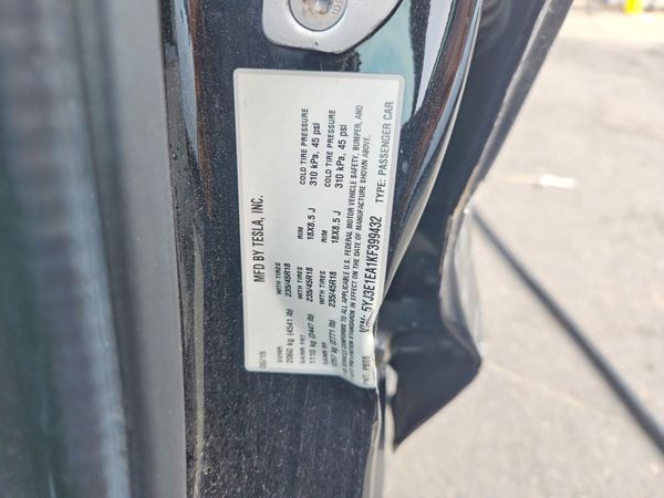 2019 TESLA MODEL 3