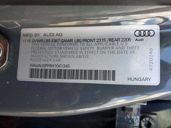 2017 AUDI A3