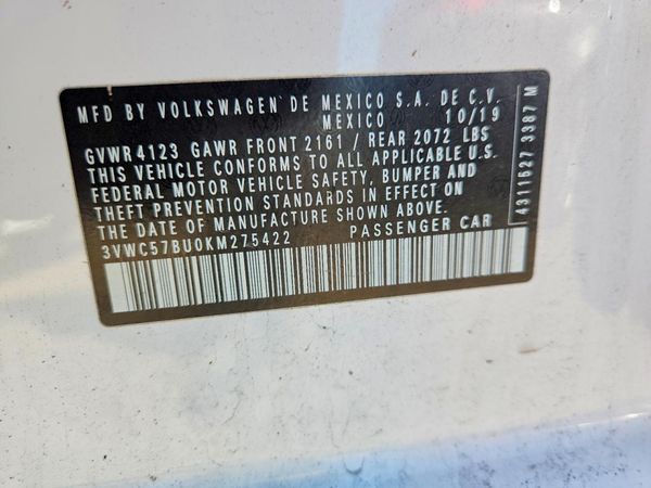 2019 VOLKSWAGEN JETTA S, SE, R-Line